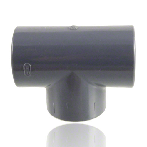 PVC U T-St&uuml;ck 90&deg;,Klebemuffe/Gewindeanschluss